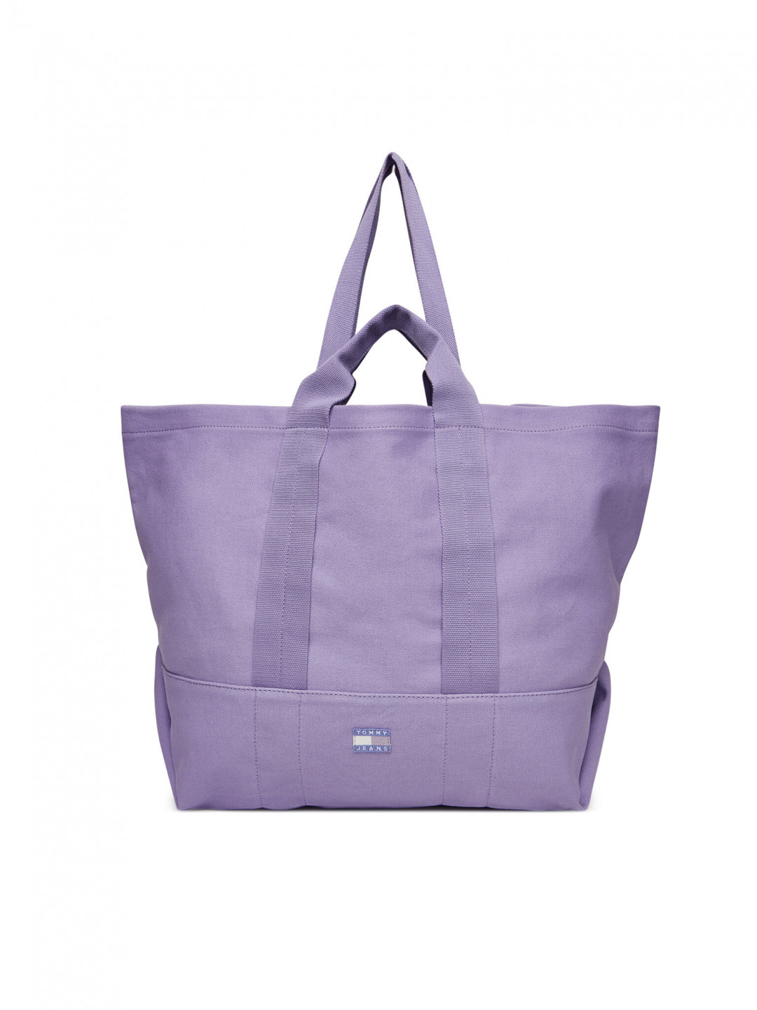 Tommy Jeans Kabelka Tjw Tote Edition Canvas AW0AW17542 Fialová